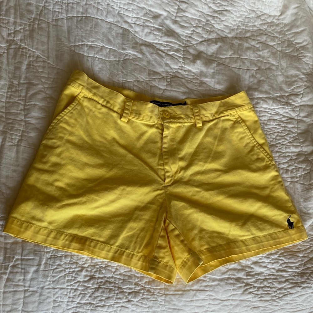 Yellow Ralph Lauren Shorts